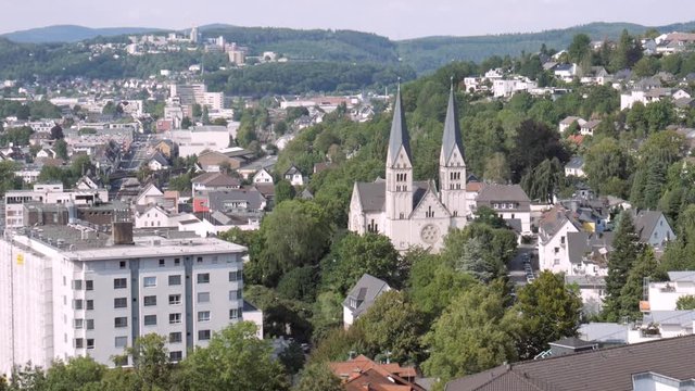 Footage of is a city in Germany in NRW(North Rhine-Westphalia).
the capital of this state is D&uuml;sseldorf.
Oberstadt Siegen.
Oberes Schloss\Seigen-Germany.