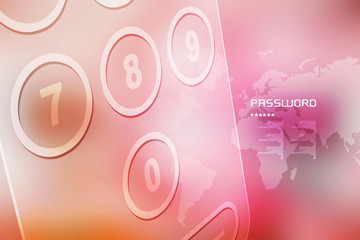 2D Digital Abstract Business Networking background