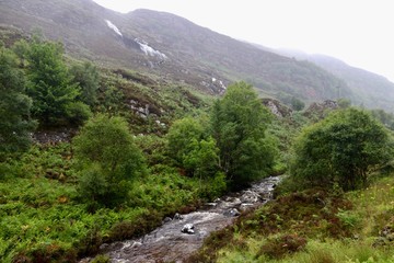 Obraz premium road in the mountains in Scotland 