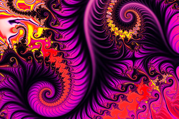 Fototapeta premium 3d computer generated fractal artwork.