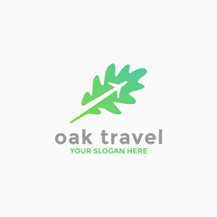 Oak travel logo