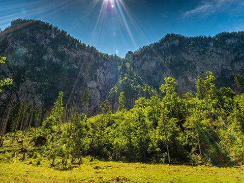 Behind and between the K&ouml;nigsee and Obersee is a beautiful Bavarian Landscape which you should not miss either
