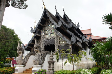 old temples in chiang mai, thailand 