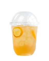 Taiwan milk tea with bubble, Bubble milk tea with Clipping Path.