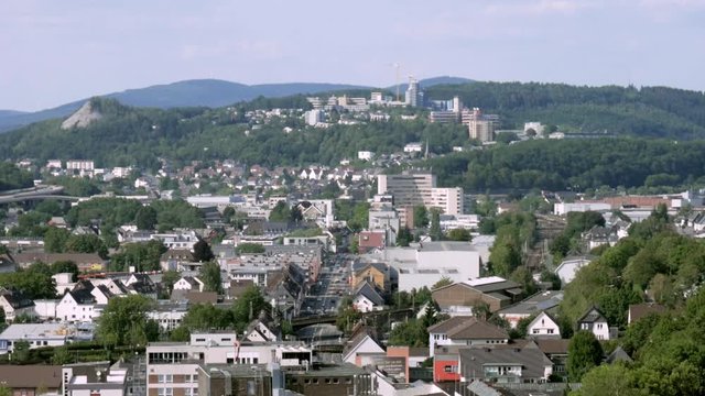 Footage of Siegen is a city in Germany in NRW(North Rhine-Westphalia).
the capital of this state is D&uuml;sseldorf.
Oberstadt Siegen.
Oberes Schloss- Seigen-Germany.