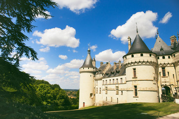 Fototapeta na wymiar Chaumont on Loire castle in France