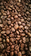  Close up of coffee beans for background   