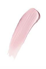 Pink colorMake up base foundation on background