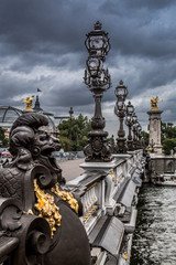 Fototapeta na wymiar Views from the bateaux mouches in Paris, France