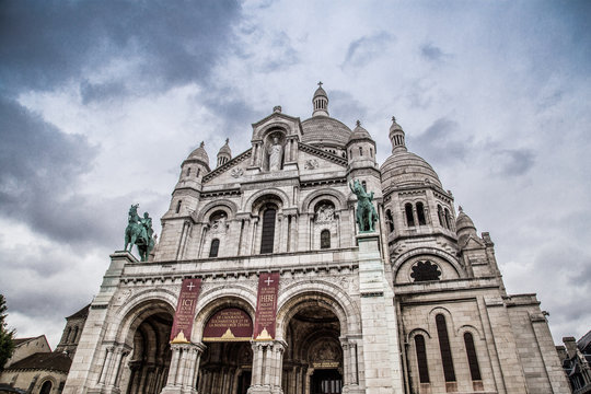 The Basilica of the Sacred Coeur of Paris, France