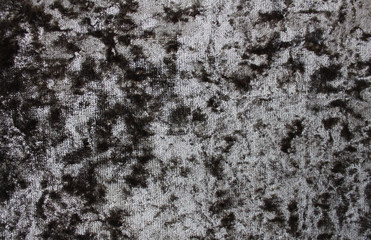 Texture of fabric. Gray background. 