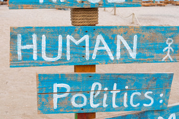 Colorful quotes in Vama Veche, Romania