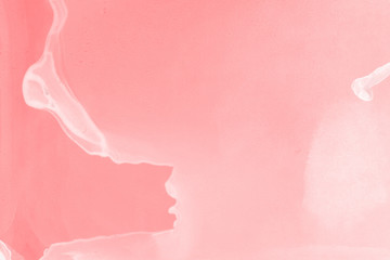 Hand painted alcohol ink background. Abstract red blood texture. Contemporary feminine wallpaper. 