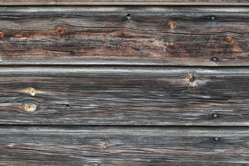 Fototapeta premium old weathered brown plank wall background