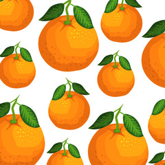 fresh oranges fruits nature pattern
