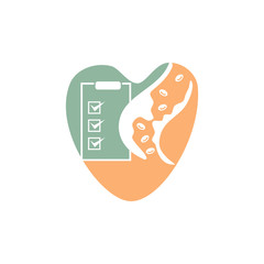 Cholesterol in artery health risk vector design Illustration