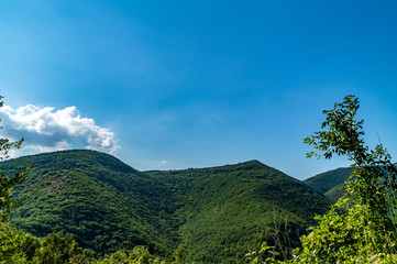 Fototapeta premium Vista lungo il sentiero 168 Gola di Jana da Braccano