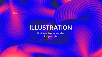Vector illustration Landing page template
