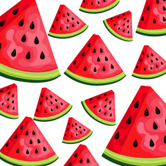 fresh watermelons fruits nature pattern