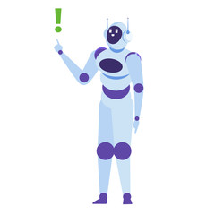 Chatbot concept. Customer support service android,  artificial intelligence dialog . Vector illustration.