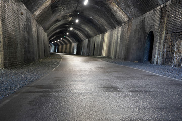 Obraz premium Tunnel of old railway