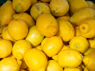 Zitronen Textur auf dem  Biomarkt