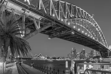 Photo sur Plexiglas Sydney Harbour Bridge Downtown Sydney skyline in Australia