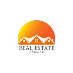 real estate logo, home logo vector design