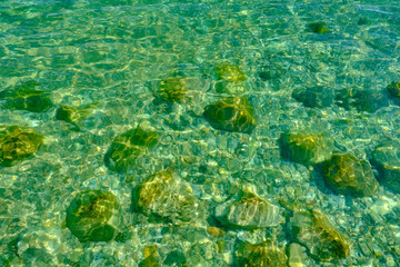 Water texture aerial view, wallpaper.