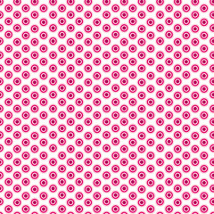 Polka dots seamless pattern. Retro vector background for web design. Pattern fashion textile with pink dots.