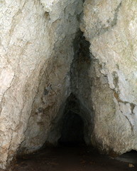 entrance to a cave