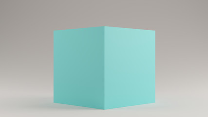 Gulf Blue Turquoise Cube