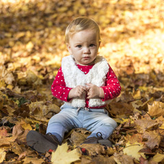 Full shot cute girl posing outdoors