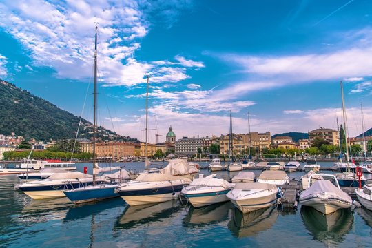 City of Como in Northern Italy
