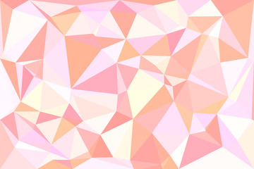 Vector triangular mosaic pattern. Abstract geometric polygonal background.