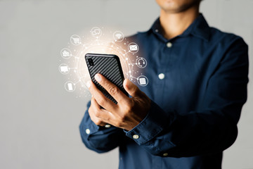 Men who use online communication to choose services from the internet that is sent through the global network.