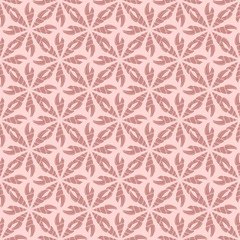 Fototapeta premium Abstrat floral pattern. Tiled flowers background. Illustration for wrapping paper, textile design. Decorative seamless pattern.