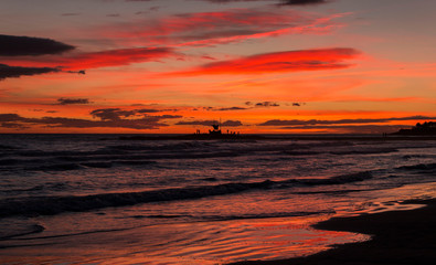 atardecer