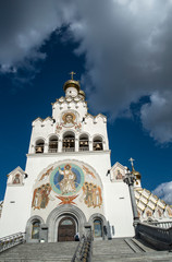 Obraz premium New Cathedral of All Saints, Minsk, Belarus, August, 17, 2019