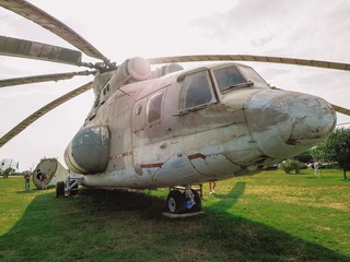 Military air transport, helicopter or aircraft