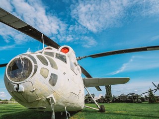 Military air transport, helicopter or aircraft