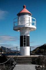 Lighthouse in Norway. Collection lighthouses