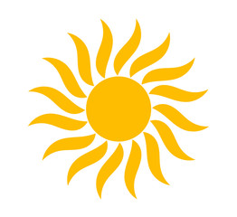Sun symbolic icon.