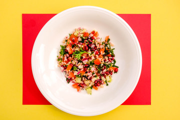 Lebanese Style Vegetarian Tabbouleh Salad