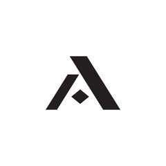 Initial a graphic design template vector isolated illustration