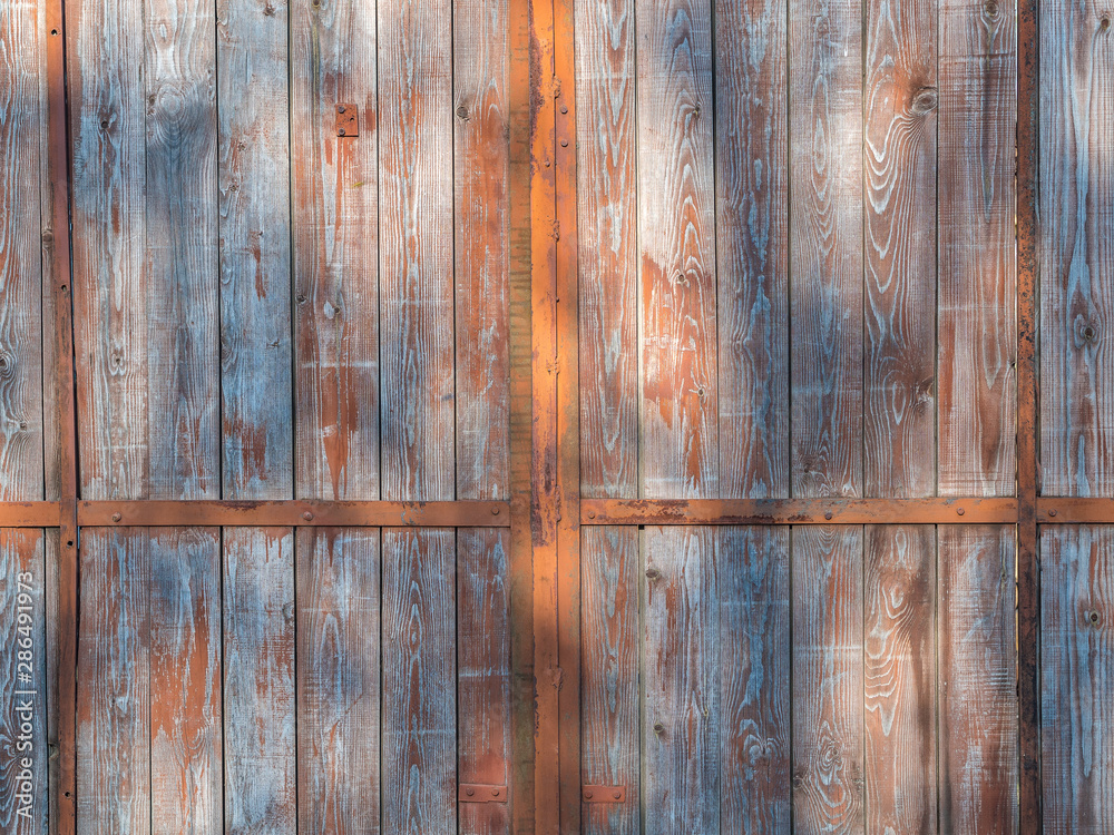 Wall mural Texture of old wooden surface