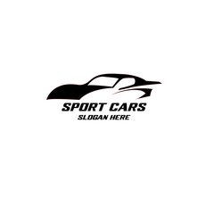 sport cars illustration logo symbol vector