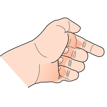 Hand [coloriert, links]