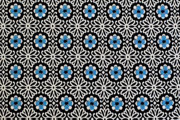 Small blue flowers material