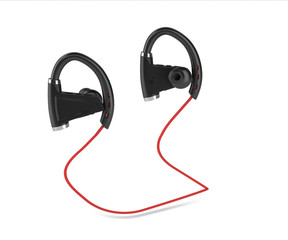 headphones 3D model. wireless headphones 3d render. bluetooth headphones 3d image.